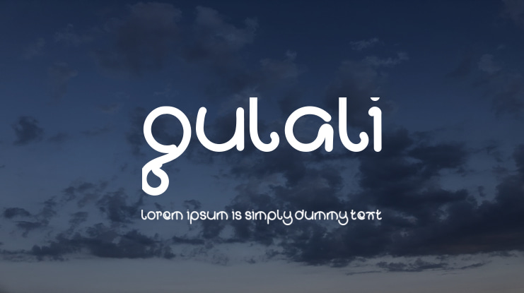 Gulali Font