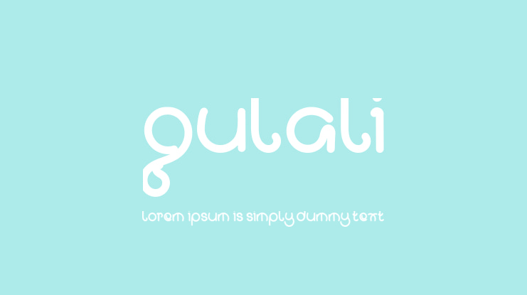 Gulali Font