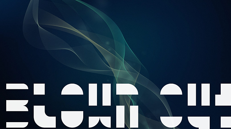 Blown Out Font