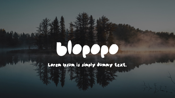 blopopo Font