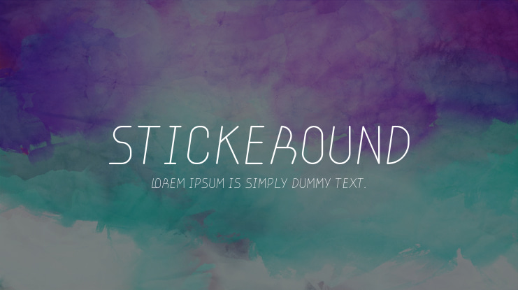 stickeround Font