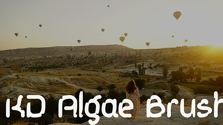 KD Algae Brush Font