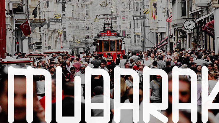 MUBARAK Font