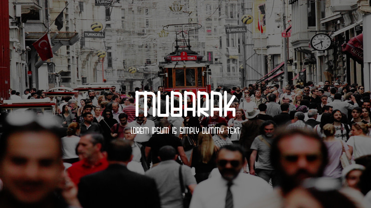 MUBARAK Font