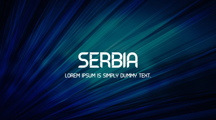 Serbia Font Family