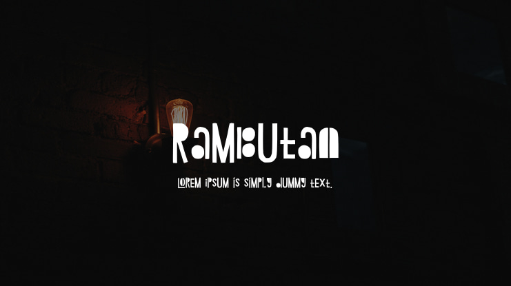 Rambutan Font