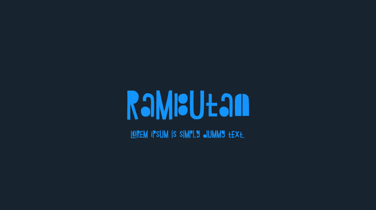 Rambutan Font