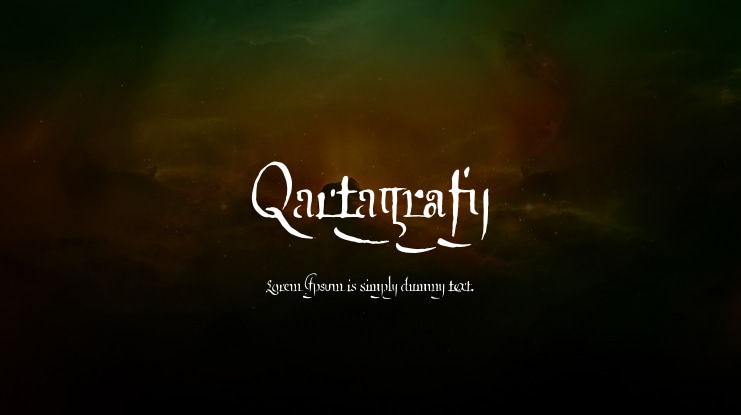 Qartagrafy Font