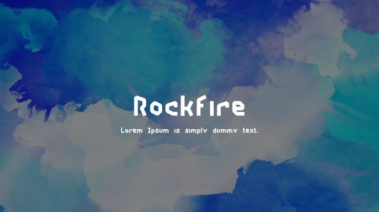 Rockfire Font