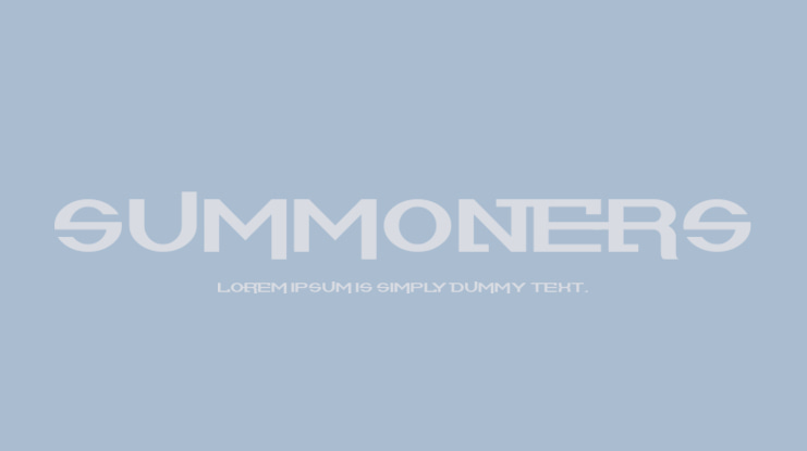 Summoners Font