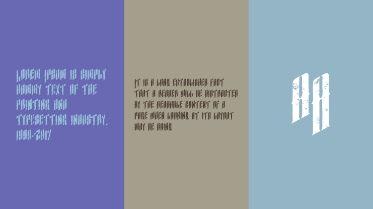 almanac  grunge Font