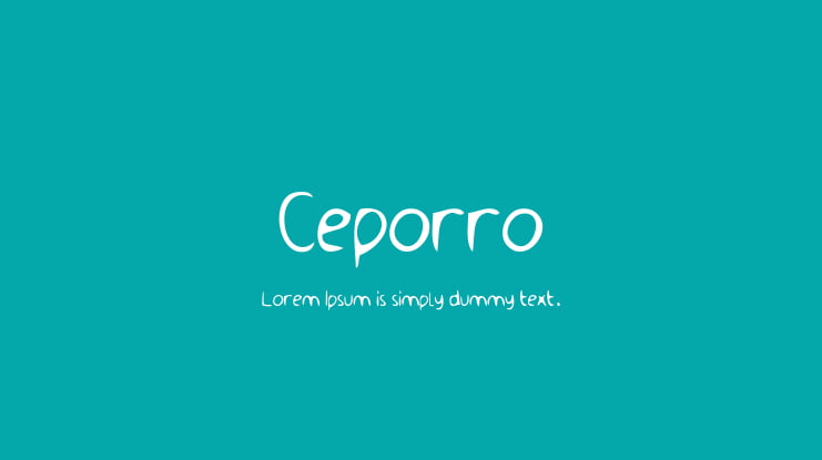 Ceporro Font