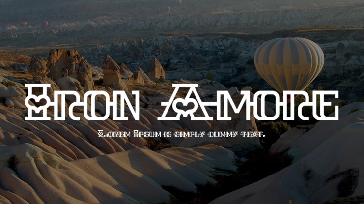 Iron Amore Font