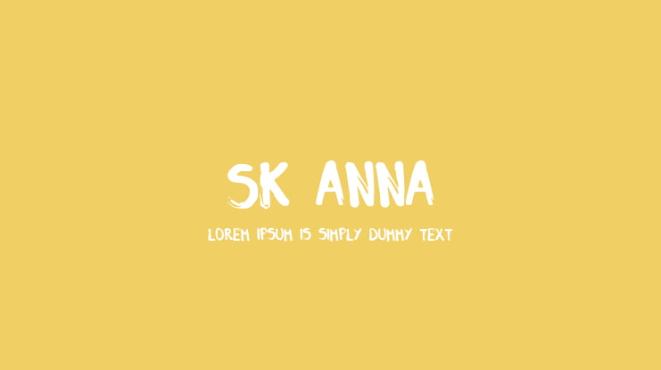 SK_ANNA Font
