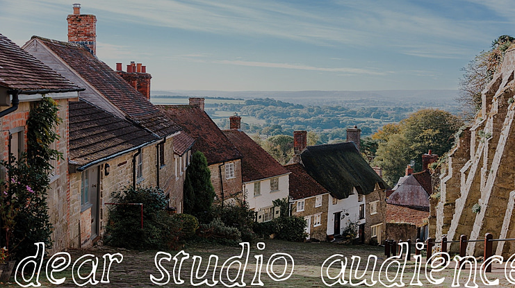 dear_studio_audience Font
