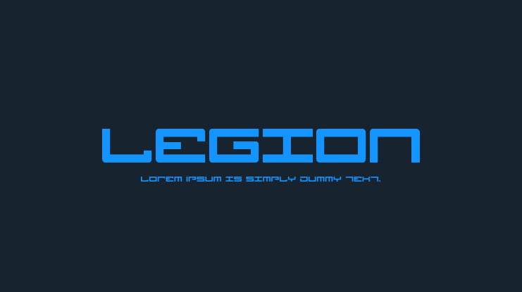 Legion Font Family