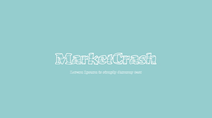 MarketCrash Font