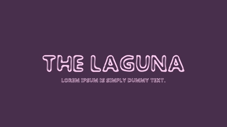 The Laguna Font
