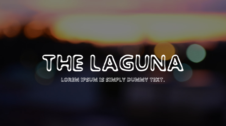 The Laguna Font