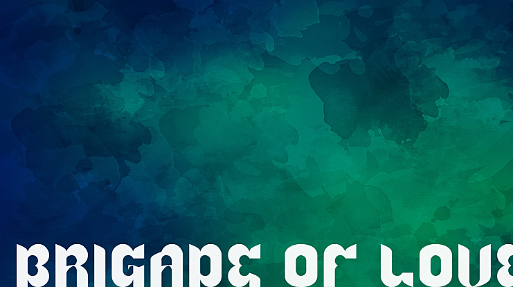 BRIGADE OF LOVE Font