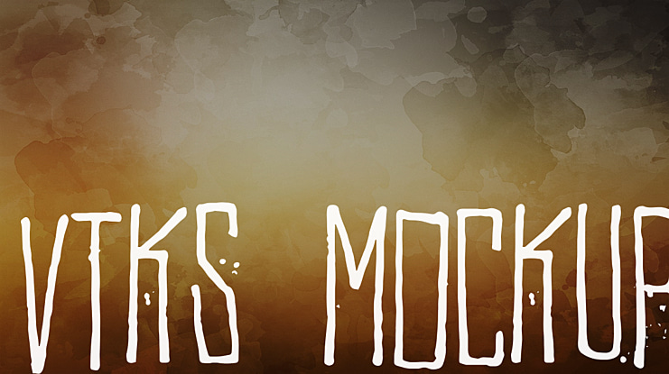 Vtks MockUp Font