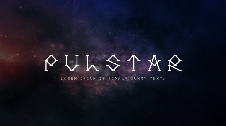 Pulstar Font