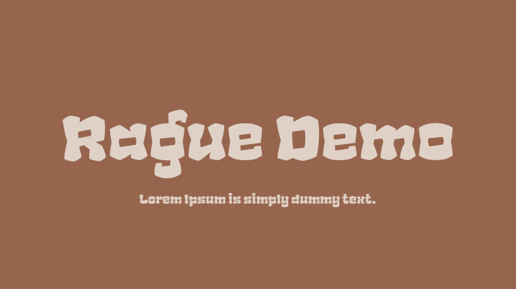 Rague Demo Font