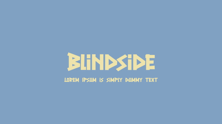 Blindside Font