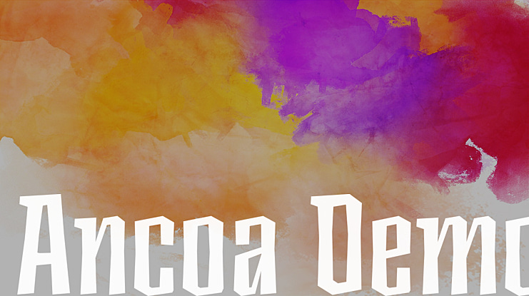 Ancoa Demo Font
