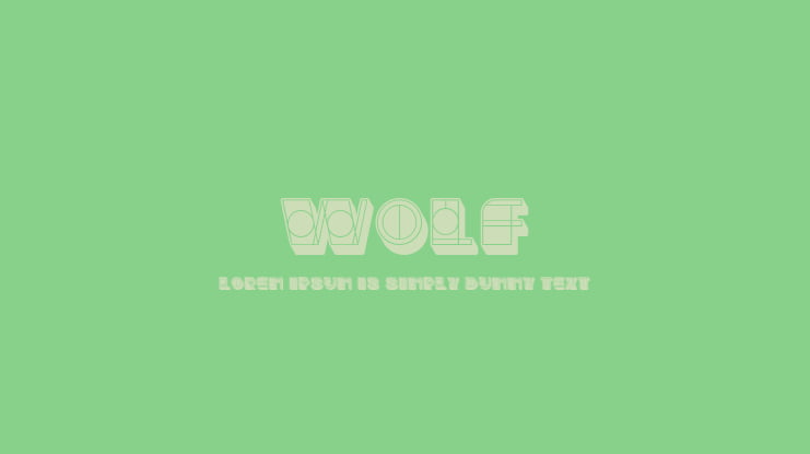 Wolf Font Family