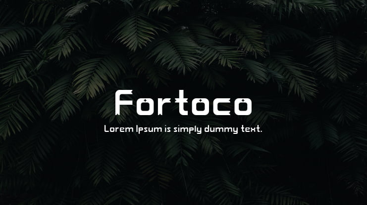 Fortoco Font