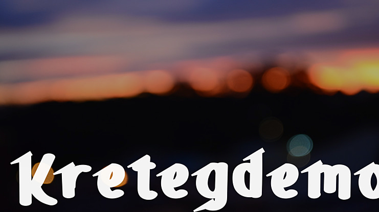 Kretegdemo Font