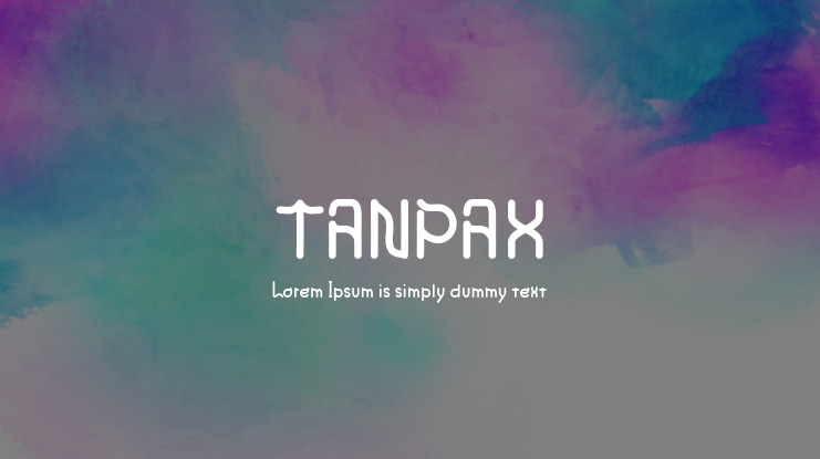 TANPAX Font