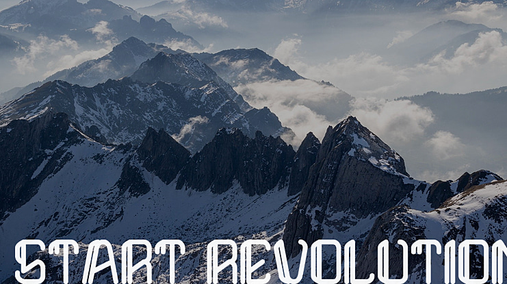 START REVOLUTION Font