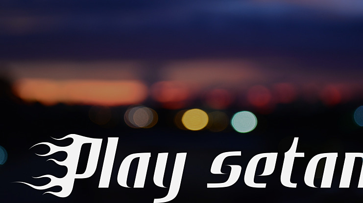 Play setan Font