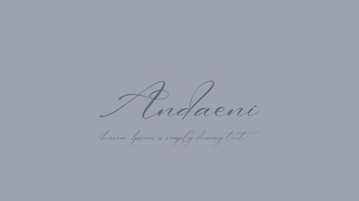Andaeni Font