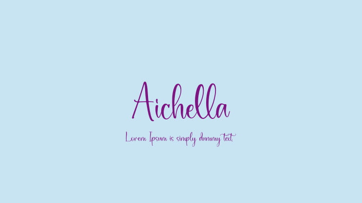 Aichella Font