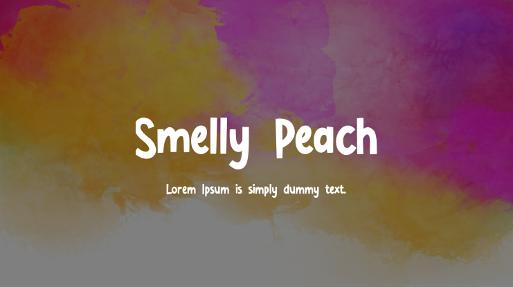 Smelly Peach Font Family