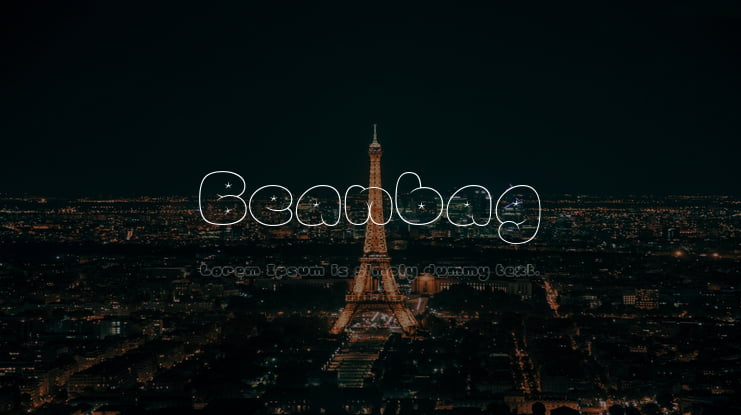 Beanbag Font
