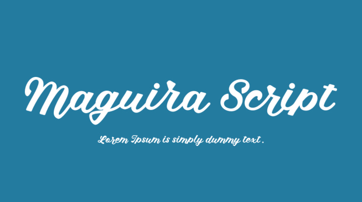Maguira Script Font