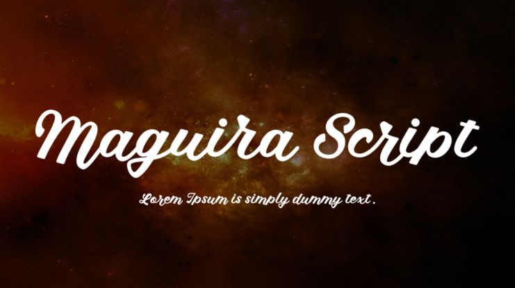 Maguira Script Font