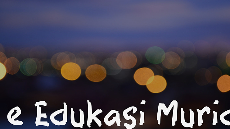 e Edukasi Murid Font