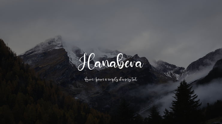 Hanabera Font