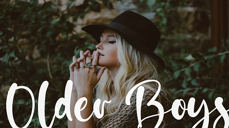 Older Boys Font