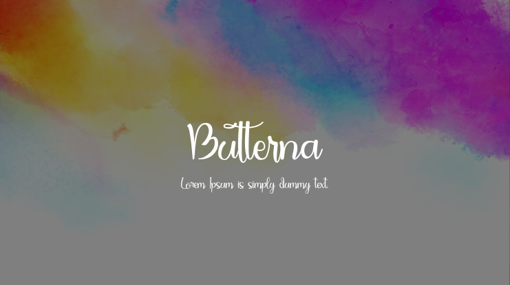 Butterna Font