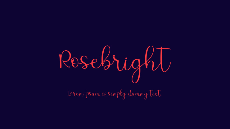 Rosebright Font