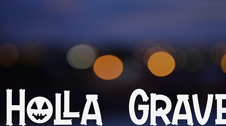 Holla Grave Font