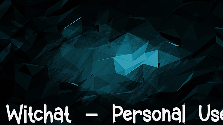 Witchat - Personal Use Font