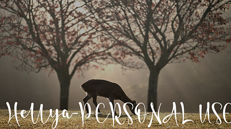 Hellya-PERSONAL USE Font