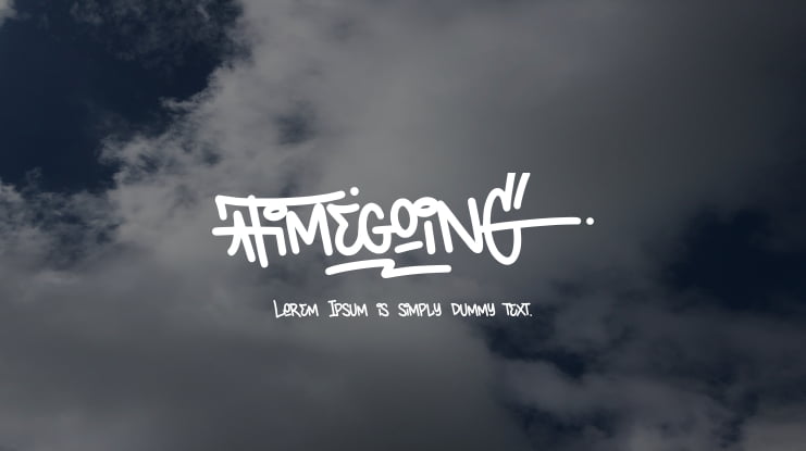 Timegoing Font